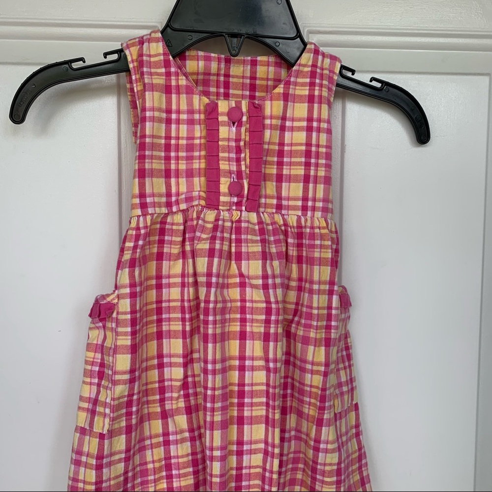 •Hartstrings• Plaid Sun Dress - Size 18 Months